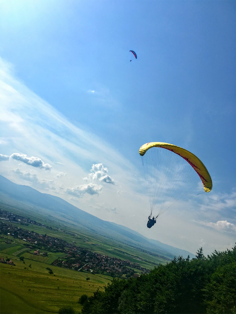 Image of Paragliding in Transylvania