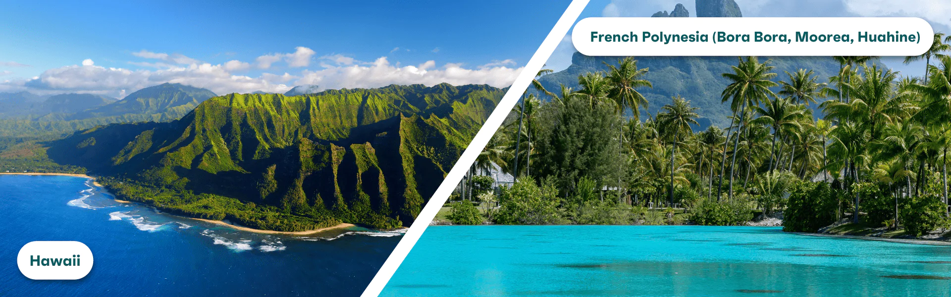 Cruise destination dupe: Hawaii and French Polynesia 